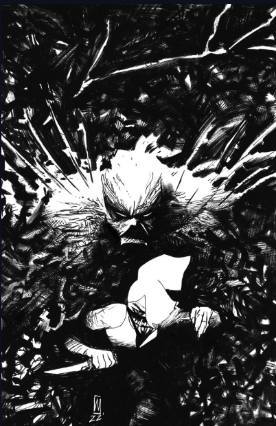 Swamp Thing Is Killing the Children #1 Cover P Werther Dell'Edera Black & White Virgin Variant
