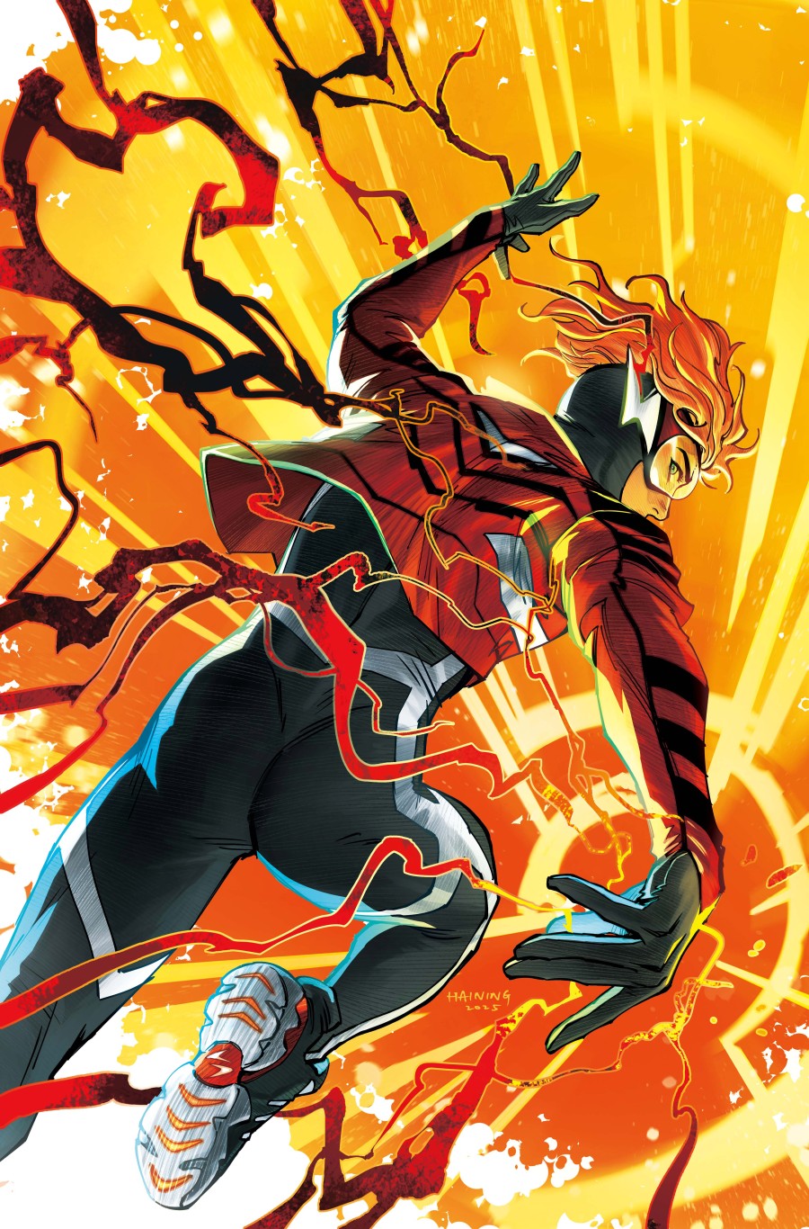 Absolute Flash #9 Cover D Haining Variant