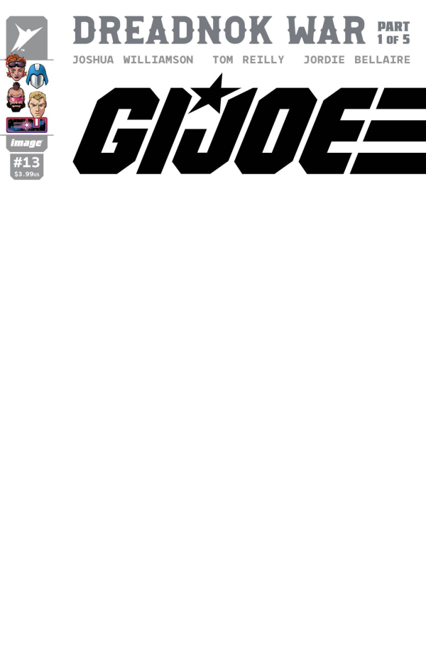 G.I. Joe #13 Cover G Blank Variant