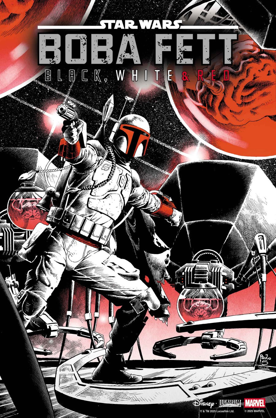 Star Wars: Boba Fett – Black, White & Red #3 Paulo Siqueira Variant