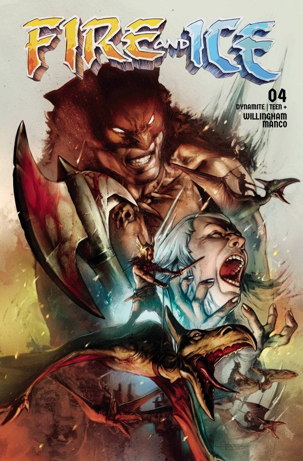 Fire and Ice #4 Cover B Leonardo Manco Variant