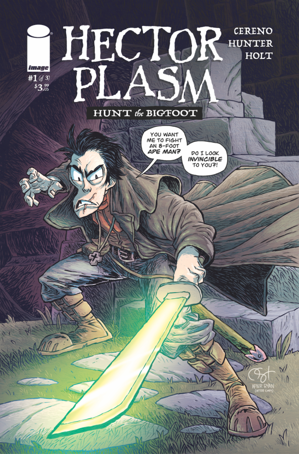 Hector Plasm: Hunt the Bigfoot #1 Cover B Derek Hunter Variant