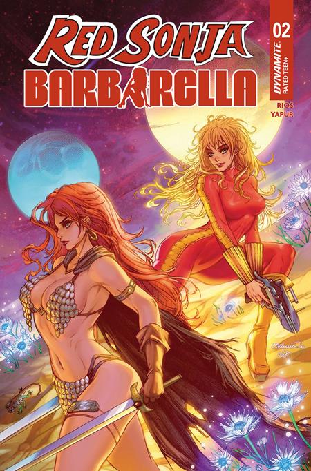 Red Sonja / Barbarella #2 Cover B Collette Turner Variant