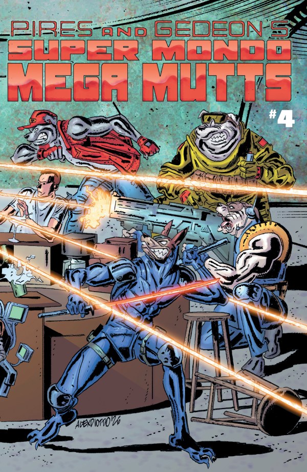 Super Mondo Mega Mutts #4 Cover B Alex Diotto Variant