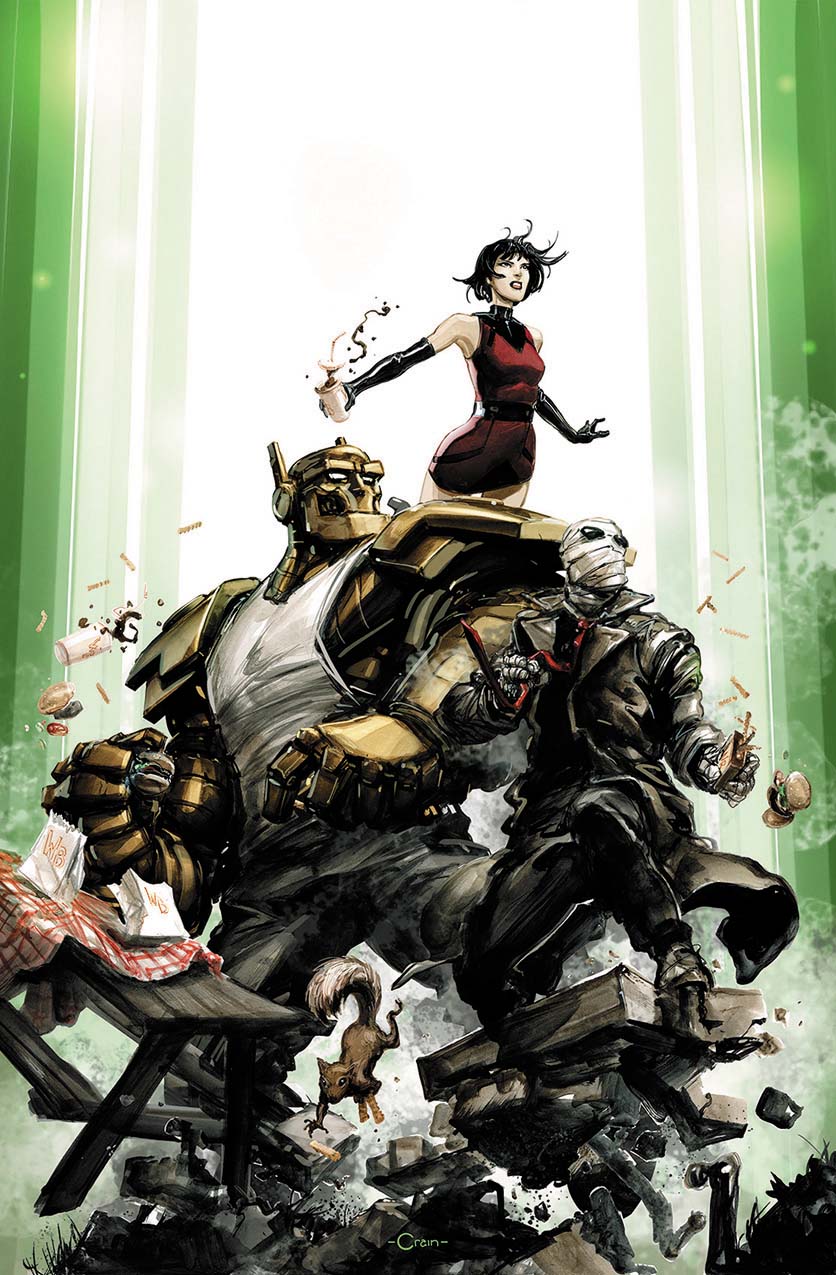 The Doom Patrol #1 Cover F Clayton Crain Foil Virgin Variant