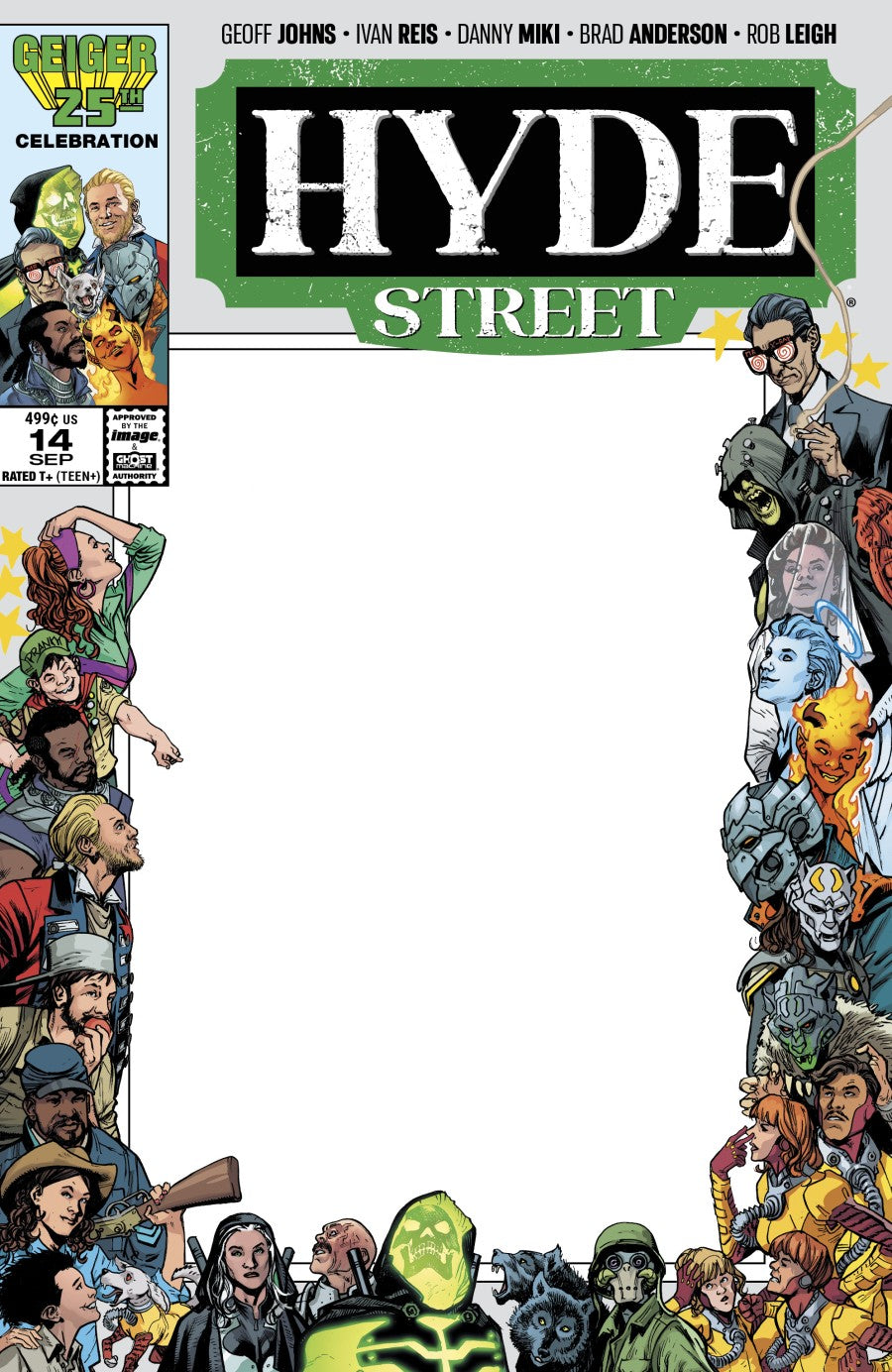 Hyde Street #14 Cover D Blank Variant