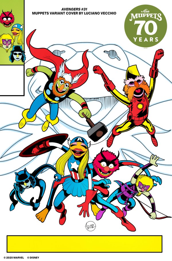 The Avengers #31 Luciano Vecchio Muppets Variant