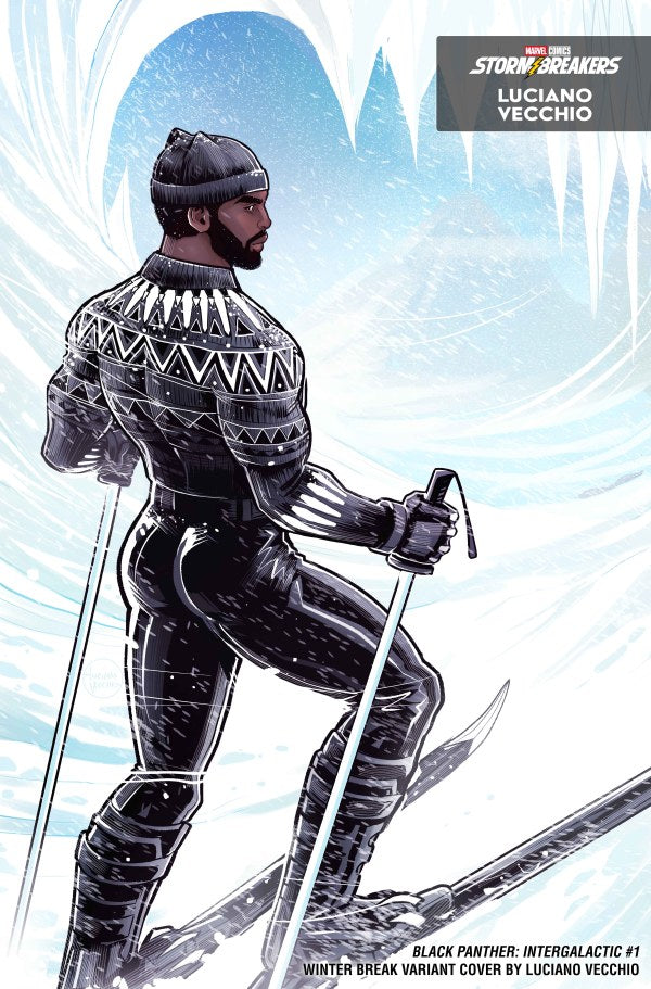 Black Panther: Intergalactic #1 Luciano Vecchio Winter Break Variant