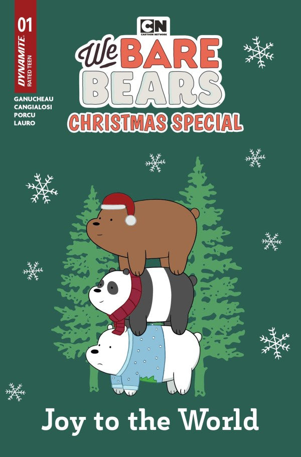 We Bare Bears Christmas Special #1 Cover D Greeting Card Variant