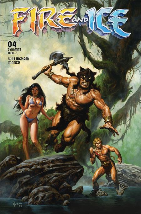 Fire and Ice #4 Cover D Joe Jusko Variant