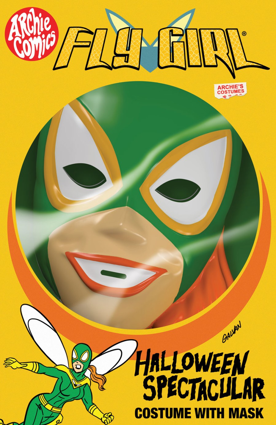 Archie's Halloween Spectacular #1 Cover F Bill Galvan Fly-girl Mask Foil Variant