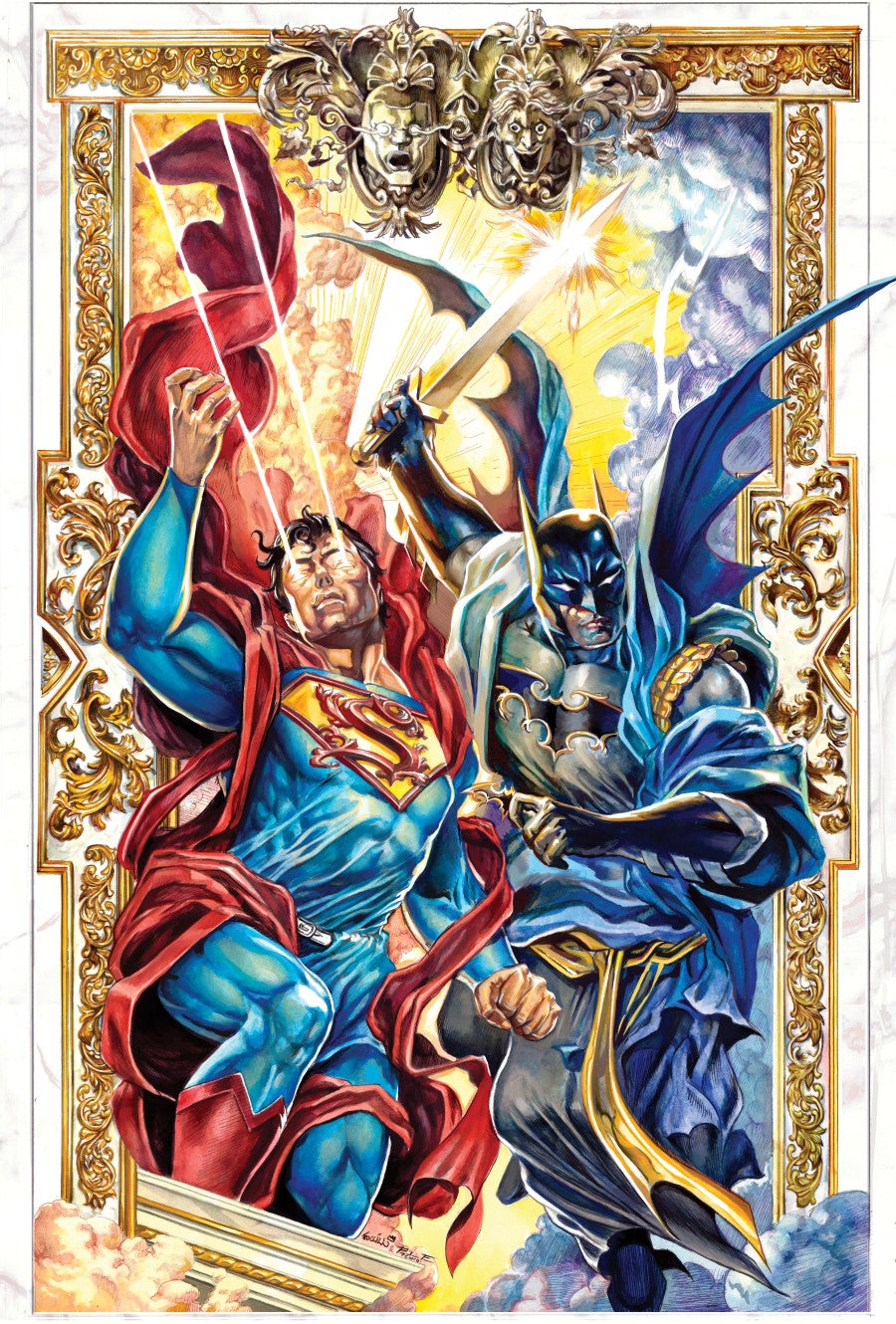 Batman / Superman: World's Finest #58 Cover B Mario 'Fox' Foccillo Variant