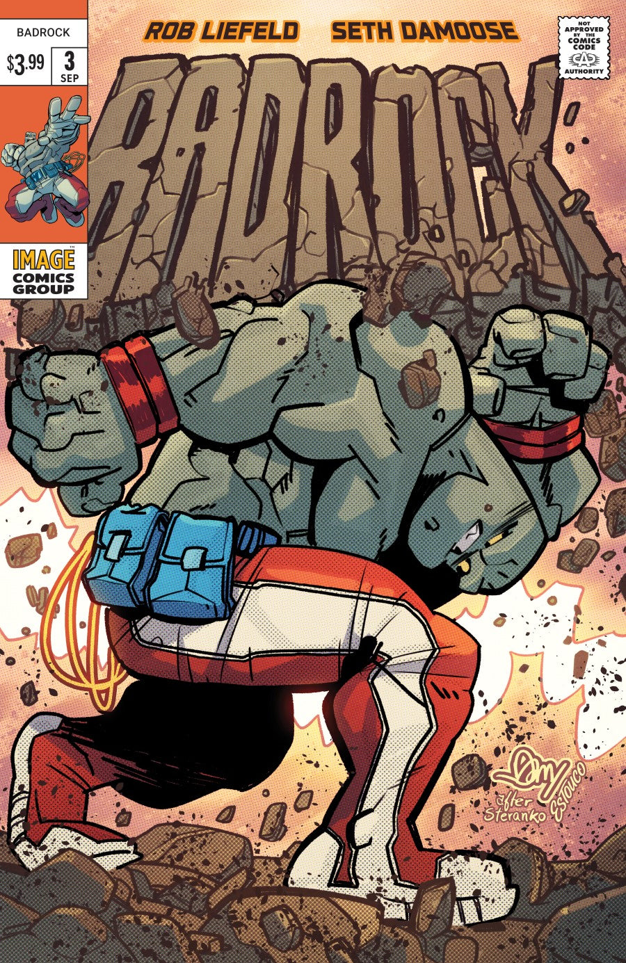 Badrock #3 Cover D Rob Liefeld Variant