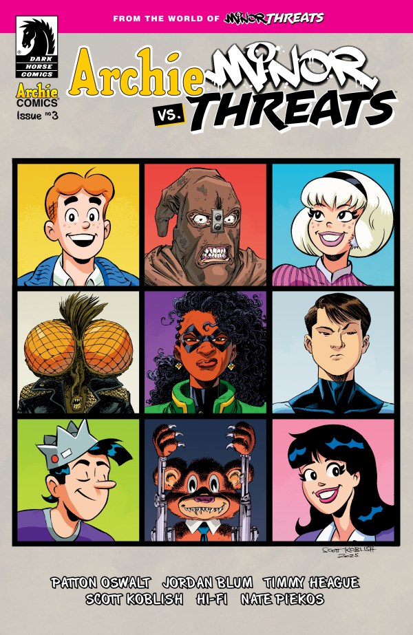 From the World of Minor Threats: Archie vs. Minor Threats #3 Cover B Scott Koblish Variant