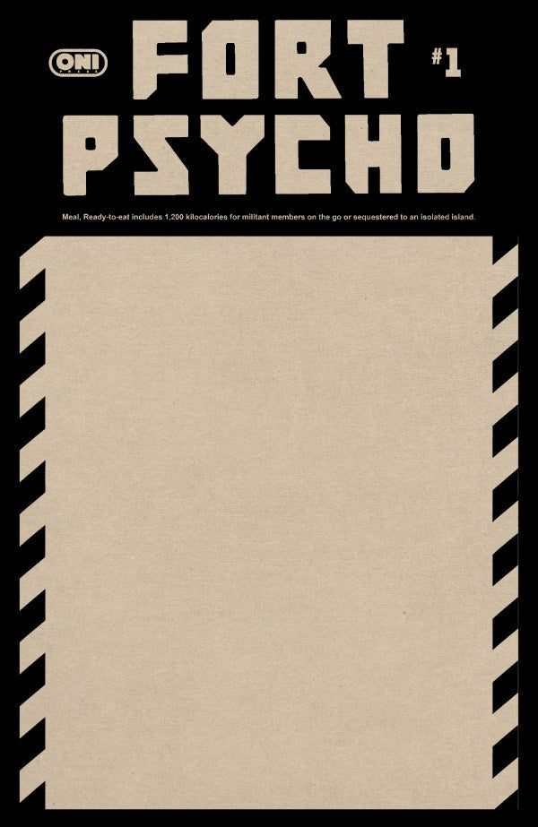Fort Psycho #1 Cover E Blank Variant