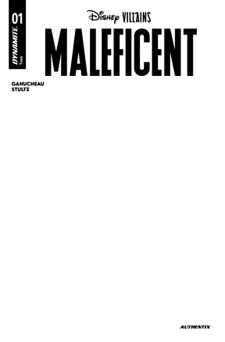 Disney Villains: Maleficent #1 Cover E Blank Authentix Variant