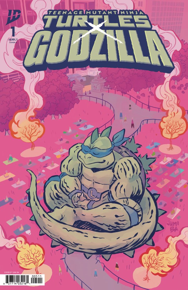 Teenage Mutant Ninja Turtles x Godzilla #1 Cover B Juni Ba Variant
