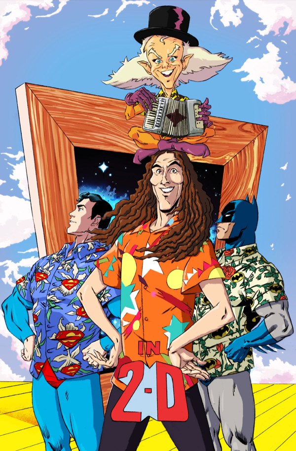 Batman / Superman / Weird Al: World's Weirdest #1 Cover E Dan Schoening Foil Variant