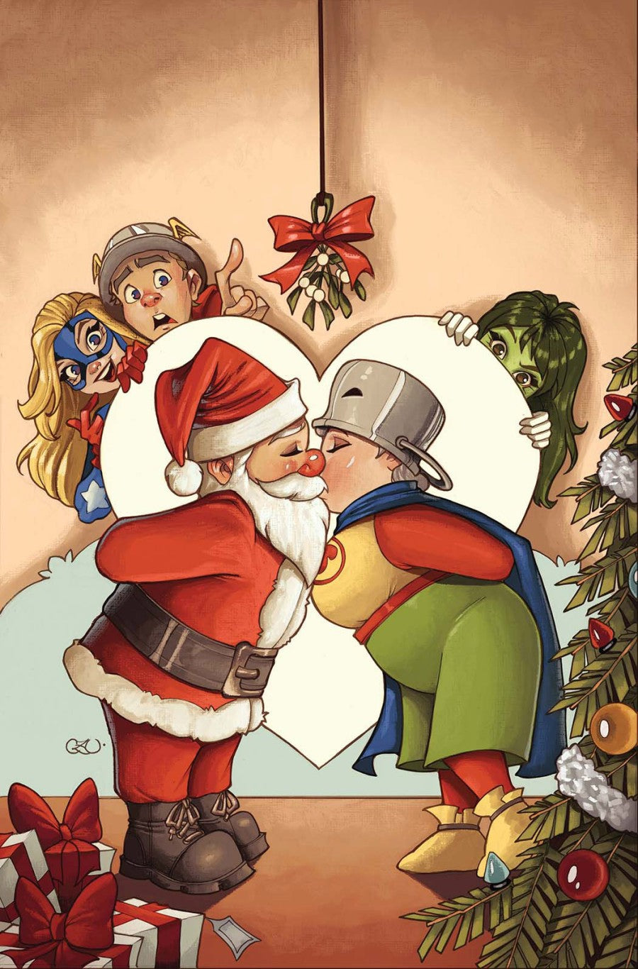 DC's I Saw Ma Hunkel Kissing Santa Claus #1