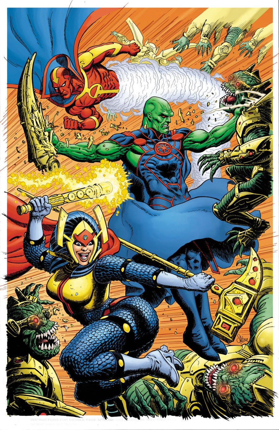 Justice League Unlimited #24 Cover E Steve Skroce Variant