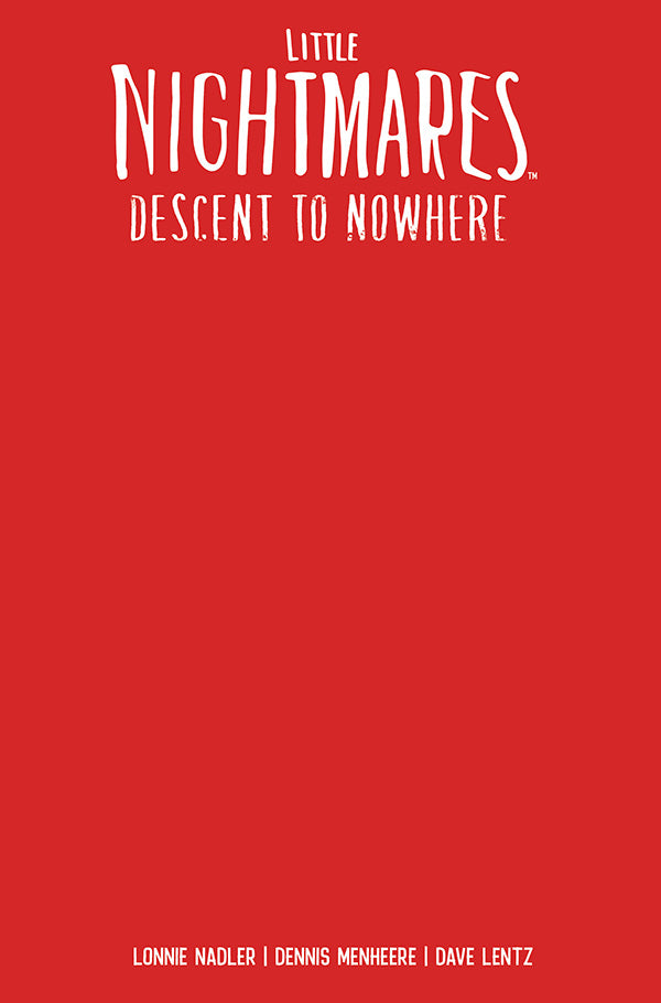 Little Nightmares: Descent to Nowhere #1 Cover E Blank Variant
