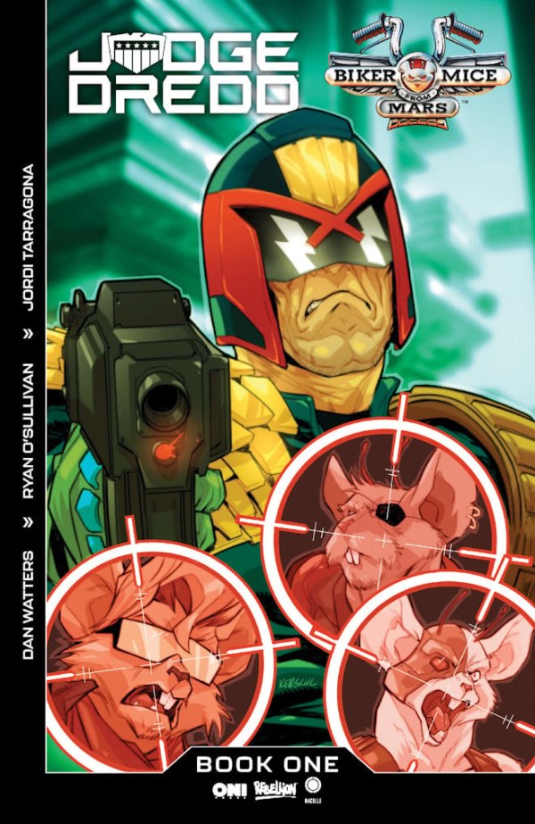 Judge Dredd / Biker Mice from Mars #1 Cover B Karl Kerschl Variant