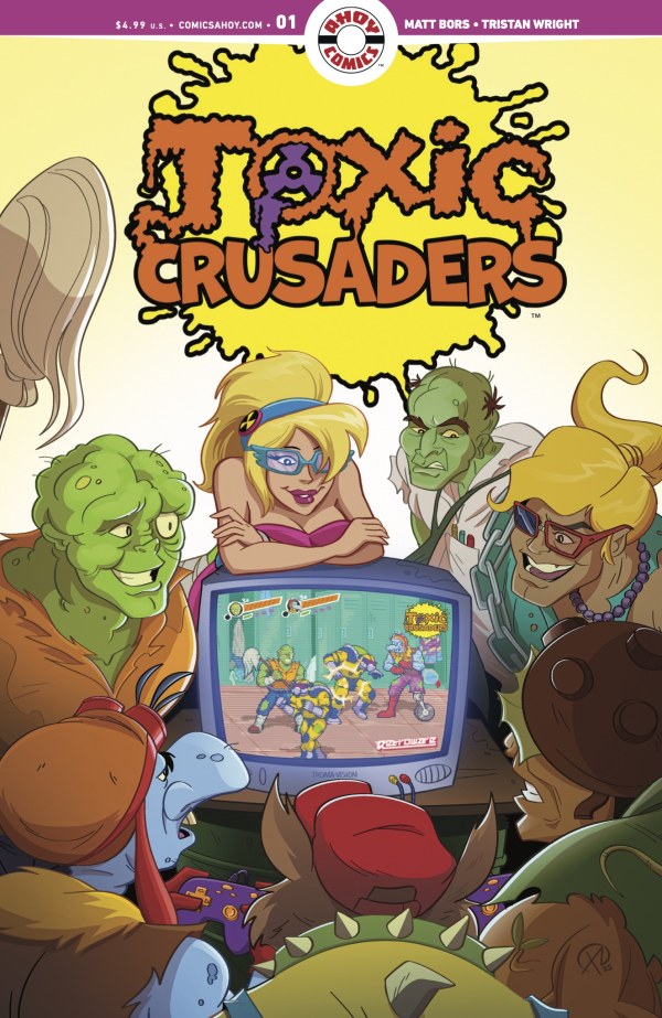 Toxic Crusaders #1 Cover C Xander Arnot Retroware Game Art Variant