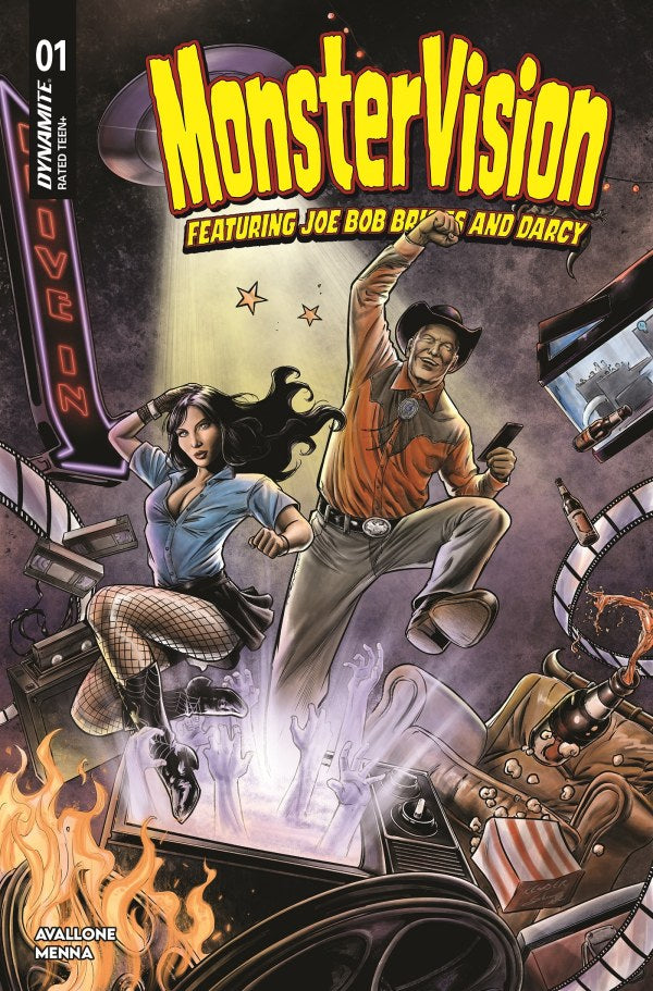 MonsterVision Featuring Joe Bob Briggs and Darcy #1 Cover C Kewber Baal Variant