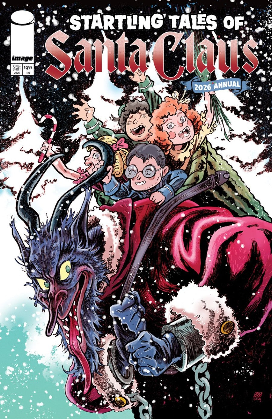 Startling Tales of Santa Claus 2026 Annual #1 Cover B Márk László Variant