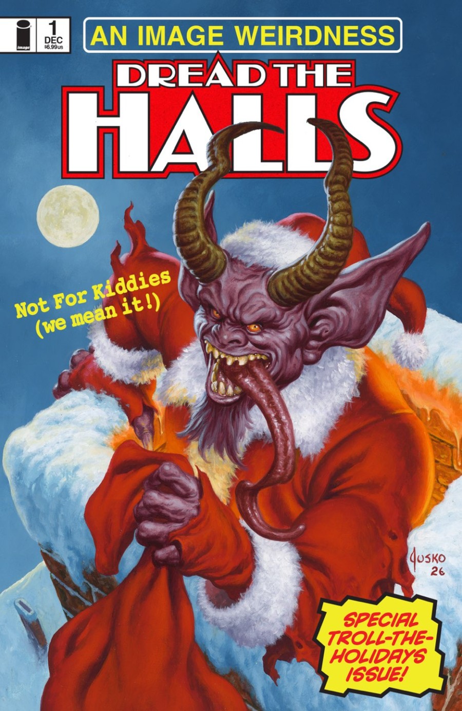 Dread the Halls 2026 #1 Cover B Joe Jusko Bizarre Variant
