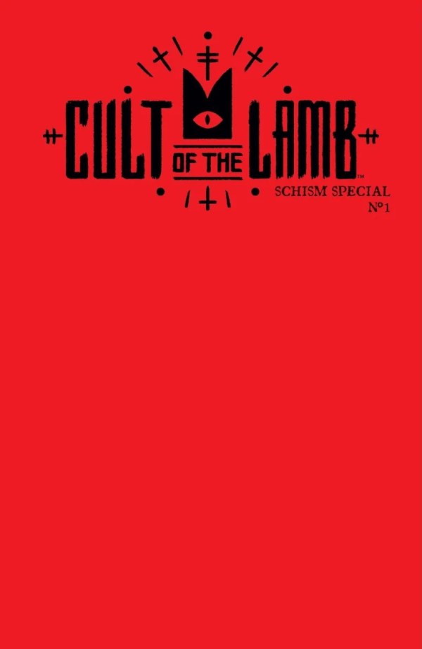 Cult of the Lamb: Schism Special #1 Cover C Red Blank Variant