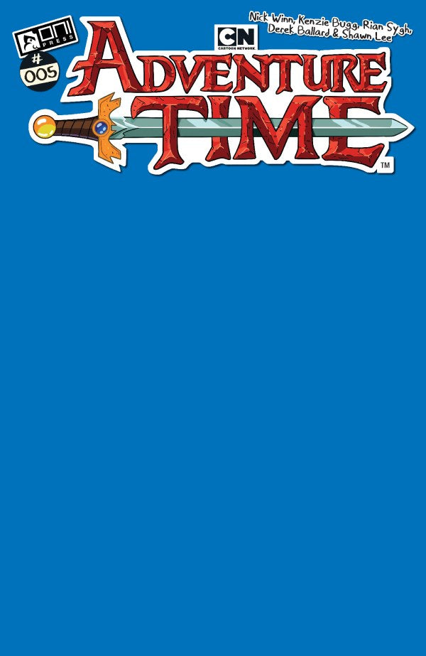 Adventure Time #5 Cover C Ice King Blue Blank Variant