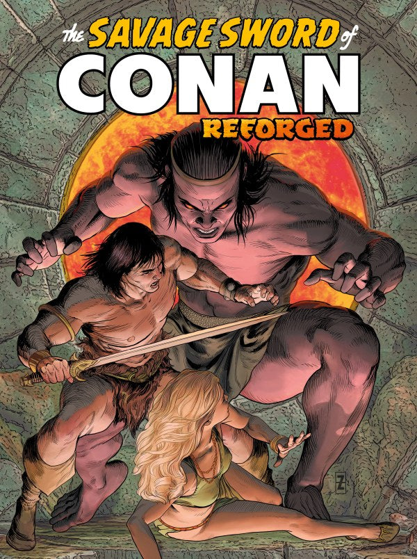 The Savage Sword of Conan: Reforged #2 Cover B Boris Vallejo Variant Cover C Patrick Zircher Foil Variant