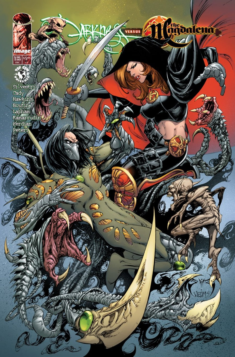 The Darkness vs. The Magdalena #1 Cover B Joe Benitez Variant