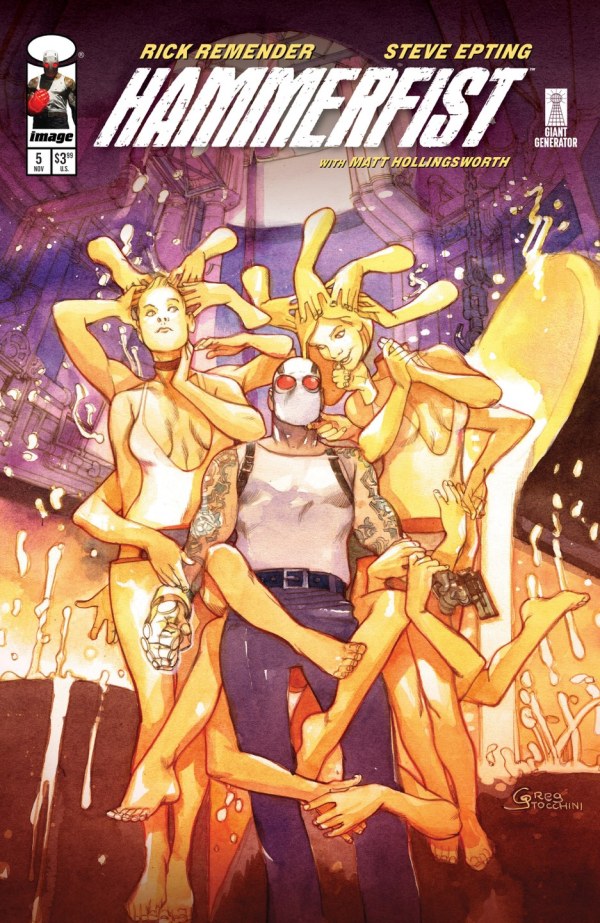 Hammerfist #5 Cover B Greg Tocchini Variant