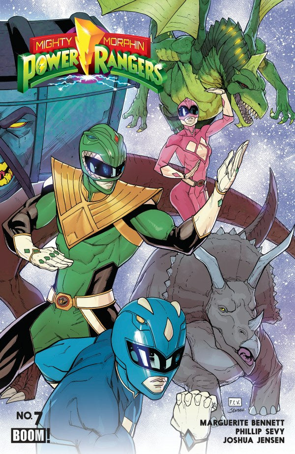 Mighty Morphin Power Rangers #7 Cover B Phillip Sevy Variant