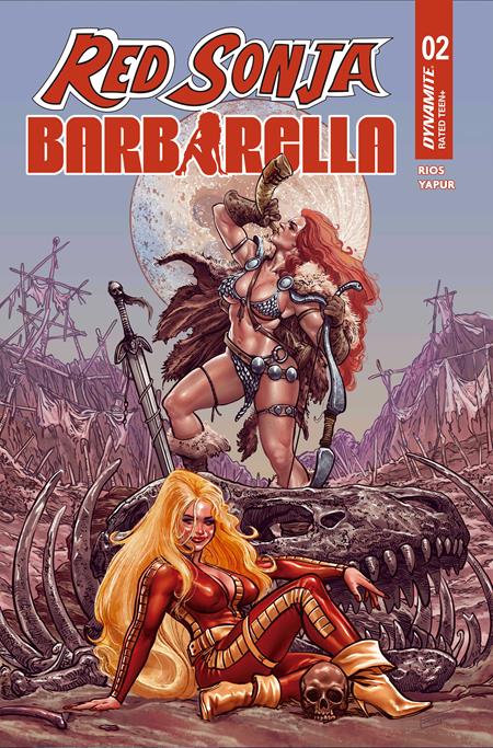 Red Sonja / Barbarella #2 Cover C Diego Yapur Variant