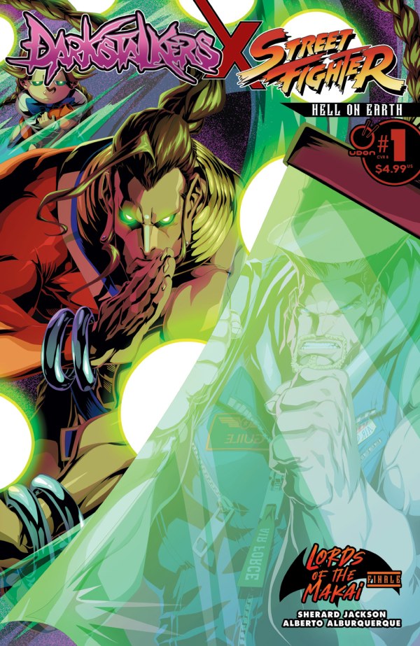 Darkstalkers X Street Fighter: Hell on Earth #1 Cover B Jeffrey 'Chamba' Cruz Variant
