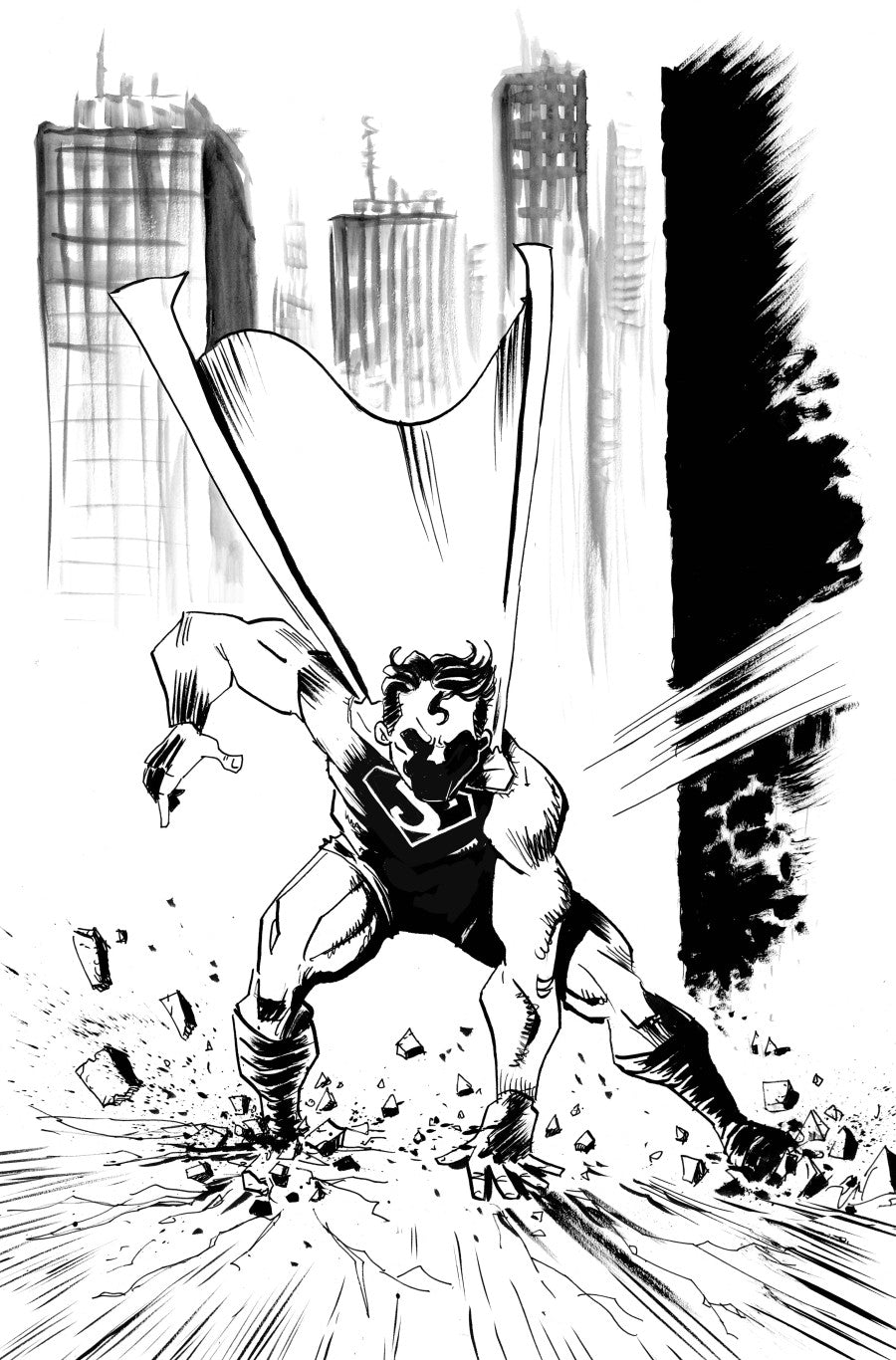 Superman: The Stranger #3 Cover C Jeff Lemire Variant
