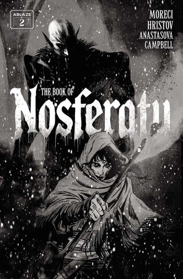 The Book of Nosferatu #2 Cover B Todor Hristov Black & White Variant