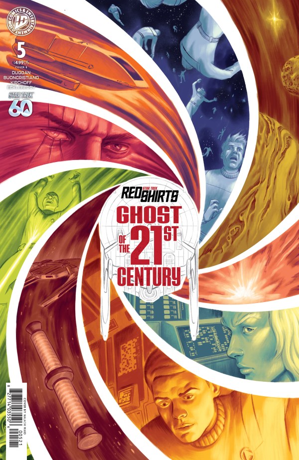 Star Trek: Red Shirts – Ghost of the 21st Century #5 Cover B Malachi Ward Variant