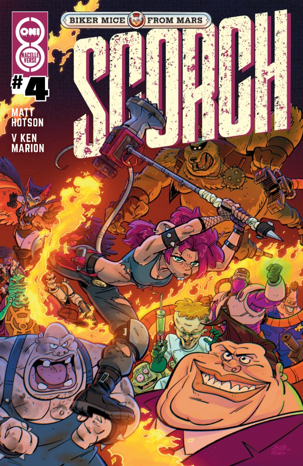 Biker Mice from Mars: Scorch #4 Cover B Jacob Perez Variant