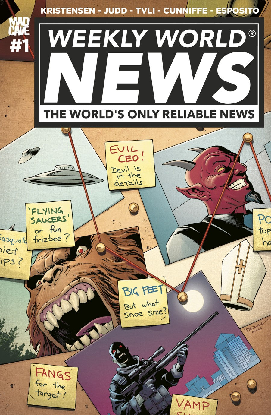 Weekly World News #1 Cover C Declan Shalvey Variant
