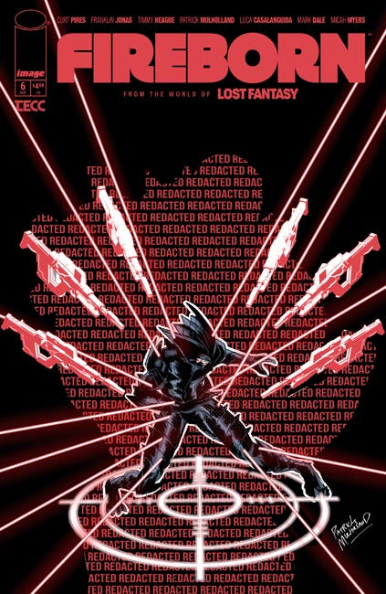 Fireborn #6 Cover C Patrick Mulholland Villain Variant