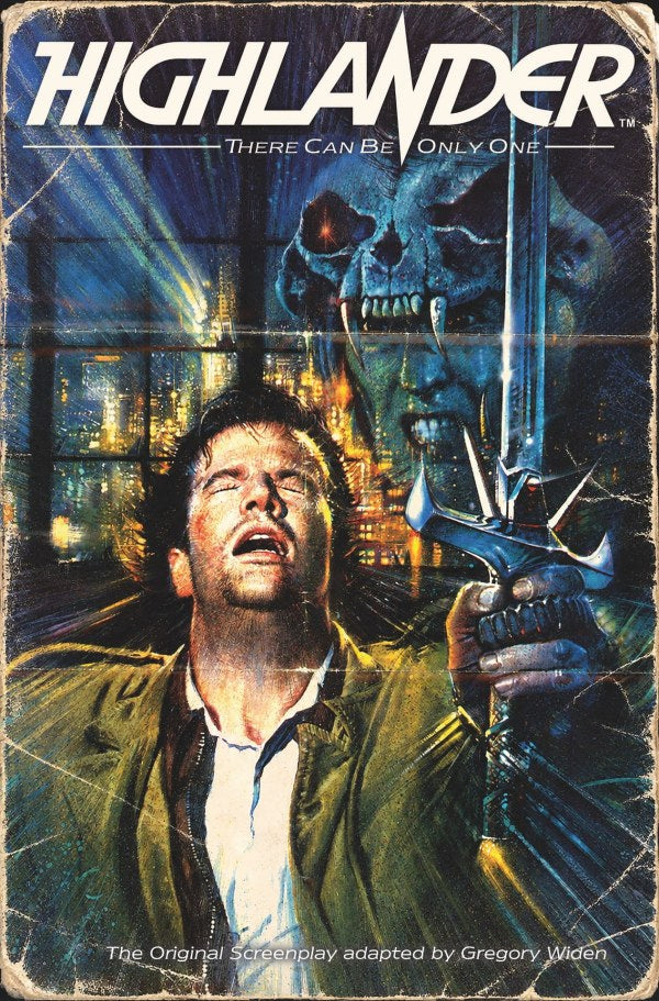 Highlander: The Original Screenplay #1 Cover E Brian Bysouth Original Poster Variant