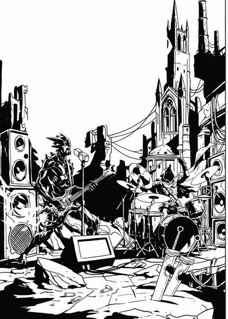 Fireborn #6 Cover F Emmanuel Gervasoni Black & White Concert Variant