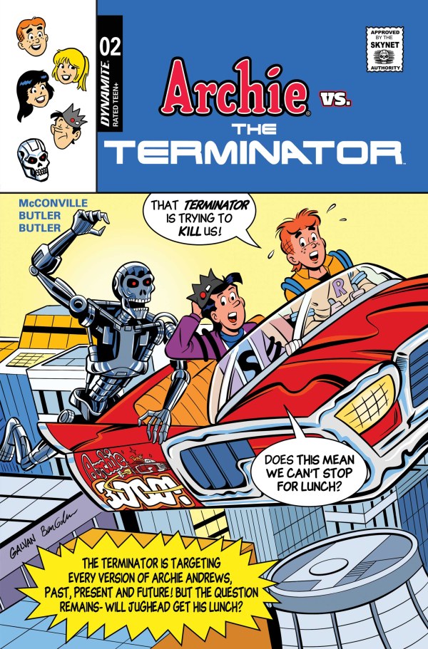 Archie vs. the Terminator #2 Cover D Bill Galvan Variant
