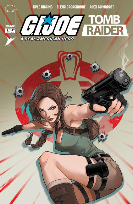 G.I. Joe: A Real American Hero / Tomb Raider #2 Cover B Sweeney Boo Variant