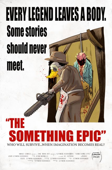 Something Epic #17 Cover B Szymon Kudrański Texas Chainsaw Massacre Homage Variant