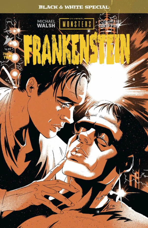 Universal Monsters: Frankenstein Black & White Special #2 Cover B A. L. Kaplan Variant